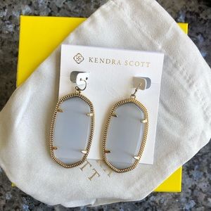 Kendra Scott Danielle Gold Drop Slate Cats Eye